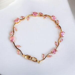Tulip bracelet- pink