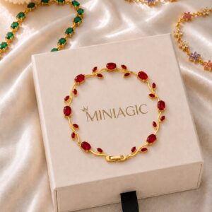 Rose Petal Tulip Bracelet - Gold Plated